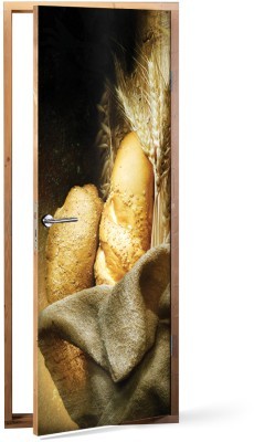 Ψωμί Φαγητό Αυτοκόλλητα πόρτας 60 x 170 cm (12552)