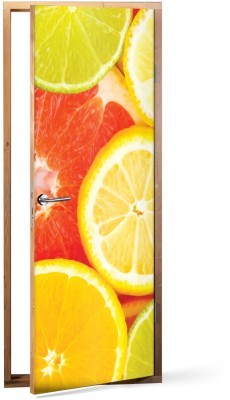 Διακόσμηση παιδικού δωματίου House Art - ΣΗΜΑΝΤΙΚΟ: Σε περίπτωση διαφοράς τιμής από το κατάστημα ισχύει παντα και μόνο η τιμή του καταστήματος Εσπεριδοειδή, Φαγητό, Αυτοκόλλητα πόρτας, 60 x 170 εκ.