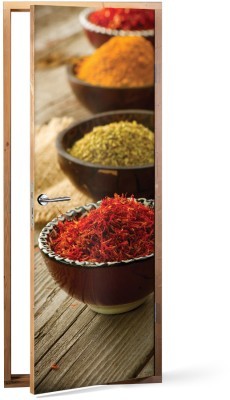 Μπολ με μπαχαρικά, Φαγητό, Αυτοκόλλητα πόρτας, 60 x 170 εκ.