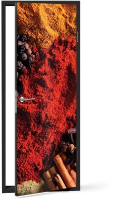 Μπαχαρικά Φαγητό Αυτοκόλλητα πόρτας 60 x 170 cm (12275)