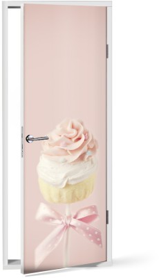 Διακόσμηση παιδικού δωματίου House Art - ΣΗΜΑΝΤΙΚΟ: Σε περίπτωση διαφοράς τιμής από το κατάστημα ισχύει παντα και μόνο η τιμή του καταστήματος Pink cupcake, Φαγητό, Αυτοκόλλητα πόρτας, 60 x 170 εκ.