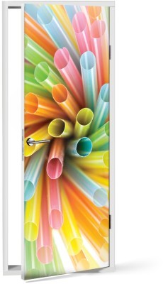 Καλαμάκια, Φαγητό, Αυτοκόλλητα πόρτας, 60 x 170 εκ.