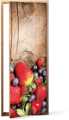 Φρούτα Φαγητό Αυτοκόλλητα πόρτας 60 x 170 cm (15527)