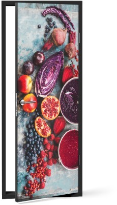 Διακόσμηση παιδικού δωματίου House Art - ΣΗΜΑΝΤΙΚΟ: Σε περίπτωση διαφοράς τιμής από το κατάστημα ισχύει παντα και μόνο η τιμή του καταστήματος Κολάζ τροφίμων, Φαγητό, Αυτοκόλλητα πόρτας, 60 x 170 εκ