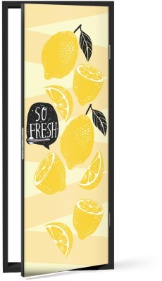 Διακόσμηση παιδικού δωματίου House Art - ΣΗΜΑΝΤΙΚΟ: Σε περίπτωση διαφοράς τιμής από το κατάστημα ισχύει παντα και μόνο η τιμή του καταστήματος Λεμόνια, Φαγητό, Αυτοκόλλητα πόρτας, 60 x 170 εκ.