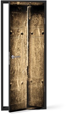 Παλιά πόρτα μεταλλική, Φόντο - Τοίχοι, Αυτοκόλλητα πόρτ