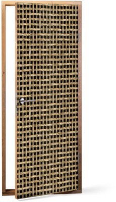 Houseart - ΣΗΜΑΝΤΙΚΟ: Σε περίπτωση διαφοράς τιμής από το κατάστημα ισχύει παντα και μόνο η τιμή του καταστήματος Φόντο ψάθινης υφής, Φόντο - Τοίχοι, Αυτοκόλλητα πόρτας,