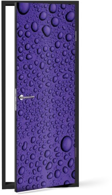 Μωβ κηλίδες νερού Φόντο – Τοίχοι Αυτοκόλλητα πόρτας 60 x 170 cm (12027)
