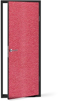 Κόκκινο μοτίβο Φόντο – Τοίχοι Αυτοκόλλητα πόρτας 60 x 170 cm (12028)