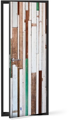 Houseart Ξύλινο μοτίβο, Φόντο - Τοίχοι, Αυτοκόλλητα πόρτας, 60 x 170 εκ.