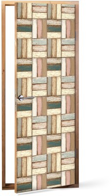 Ξύλινο φόντο Φόντο – Τοίχοι Αυτοκόλλητα πόρτας 60 x 170 cm (19631)