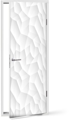 Λευκές πέτρες, Φόντο – Τοίχοι, Αυτοκόλλητα πόρτας, 60 x 170 εκ. (53310)