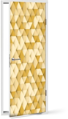 Houseart Κίτρινες πυραμίδες, Φόντο - Τοίχοι, Αυτοκόλλητα πόρτας, 60 x 170 εκ.
