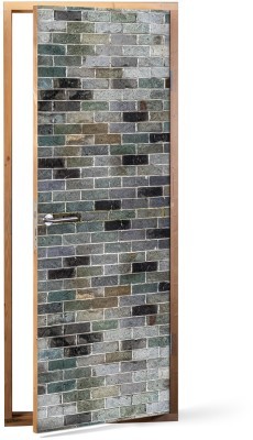 Τοίχος με πέτρες, Φόντο – Τοίχοι, Αυτοκόλλητα πόρτας, 60 x 170 εκ. (53322)