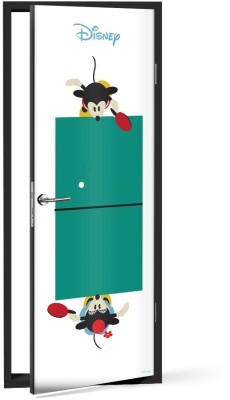 Houseart Ο Mickey και η Minnie παίζουν, Κόμικς, Αυτοκόλλητα πόρτας, 60 x 170 εκ.