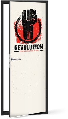 Επανάσταση! Κόμικς Αυτοκόλλητα πόρτας 60 x 170 cm (37299)
