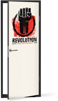 Houseart Fight for your right, Κόμικς, Αυτοκόλλητα πόρτας, 60 x 170 εκ.