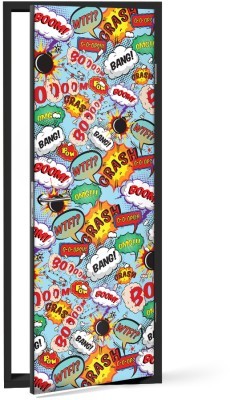 Houseart Boom-Crass, Κόμικς, Αυτοκόλλητα πόρτας, 60 x 170 εκ.