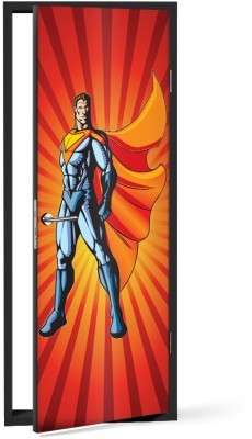 Superman Κόμικς Αυτοκόλλητα πόρτας 60 x 170 cm (15507)