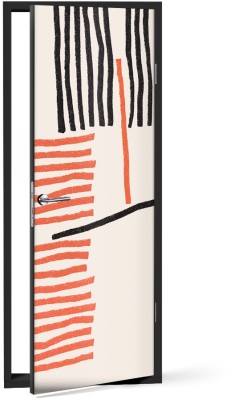 Houseart Minimal lines, Line Art, Αυτοκόλλητα πόρτας, 60 x 170 εκ.