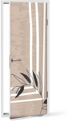 Houseart - ΣΗΜΑΝΤΙΚΟ: Σε περίπτωση διαφοράς τιμής από το κατάστημα ισχύει παντα και μόνο η τιμή του καταστήματος Beige & white painting, Line Art, Αυτοκόλλητα πόρτας, 6