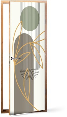 Ιδιαίτερη σύνθεση, Line Art, Αυτοκόλλητα πόρτας, 60 x 170 εκ. (44641)