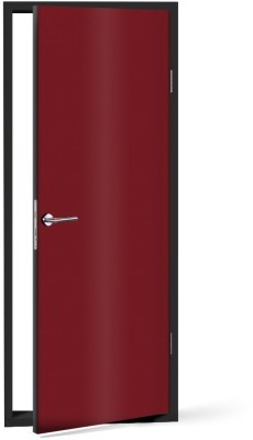 Burgundy Μονόχρωμα Αυτοκόλλητα πόρτας 60 x 170 cm (20153)