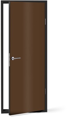 Chocolate-Brown Μονόχρωμα Αυτοκόλλητα πόρτας 60 x 170 cm (20155)