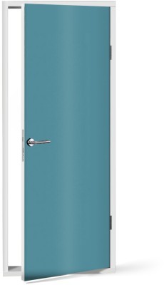 Light-Blue Μονόχρωμα Αυτοκόλλητα πόρτας 60 x 170 cm (20213)