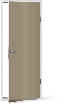 Silk-Grey Μονόχρωμα Αυτοκόλλητα πόρτας 60 x 170 cm (20229)