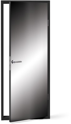 Silver Μονόχρωμα Αυτοκόλλητα πόρτας 60 x 170 cm (20218)
