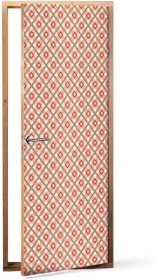 Vintage Μοτίβο, Μοτίβα, Αυτοκόλλητα πόρτας, 60 x 170 εκ. (37404)