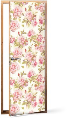 Τριαντάφυλλα Μοτίβα Αυτοκόλλητα πόρτας 60 x 170 cm (12232)