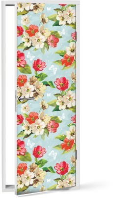 Λουλούδια την άνοιξη, Μοτίβα, Αυτοκόλλητα πόρτας, 60 x 