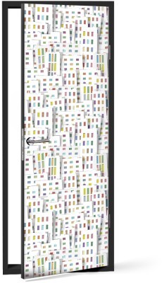 Κτίρια κολλητά, Μοτίβα, Αυτοκόλλητα πόρτας, 60 x 170 εκ