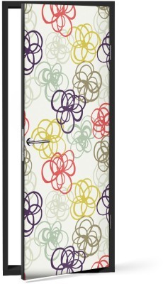 Διακόσμηση παιδικού δωματίου House Art - ΣΗΜΑΝΤΙΚΟ: Σε περίπτωση διαφοράς τιμής από το κατάστημα ισχύει παντα και μόνο η τιμή του καταστήματος Σκίτσο από πολύχρωμα λουλούδια, Μοτίβα, Αυτοκόλλητα πόρ