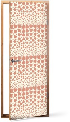 Καρδούλες Μοτίβα Αυτοκόλλητα πόρτας 60 x 170 cm (12243)