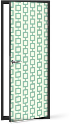 Πράσινο μοτίβο Μοτίβα Αυτοκόλλητα πόρτας 60 x 170 cm (12246)