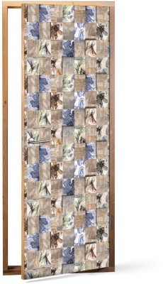 Μοτίβο με λουλούδια, Μοτίβα, Αυτοκόλλητα πόρτας, 60 x 170 εκ. (53346)