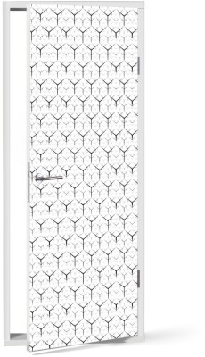 Houseart - ΣΗΜΑΝΤΙΚΟ: Σε περίπτωση διαφοράς τιμής από το κατάστημα ισχύει παντα και μόνο η τιμή του καταστήματος Κυψέλες, Μοτίβα, Αυτοκόλλητα πόρτας, 60 x 170 εκ.