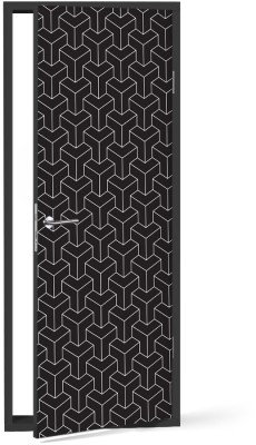 Houseart - ΣΗΜΑΝΤΙΚΟ: Σε περίπτωση διαφοράς τιμής από το κατάστημα ισχύει παντα και μόνο η τιμή του καταστήματος Γεωμετρικά σχέδια, Μοτίβα, Αυτοκόλλητα πόρτας, 60 x 170