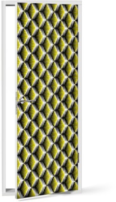 Μοτίβο με τρισδιάστατους ρόμβους, Μοτίβα, Αυτοκόλλητα πόρτας, 60 x 170 εκ. (53361)