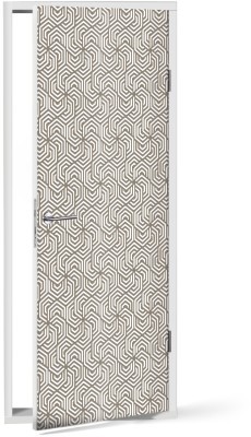Μονόχρωμο μωσαϊκό, Μοτίβα, Αυτοκόλλητα πόρτας, 60 x 170 εκ. (53369)