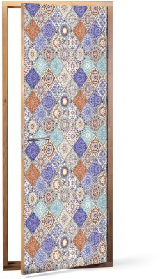 Πολύχρωμο μωσαϊκό, Μοτίβα, Αυτοκόλλητα πόρτας, 60 x 170