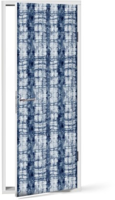 Μπλε γραμμές, Μοτίβα, Αυτοκόλλητα πόρτας, 60 x 170 εκ. (53387)