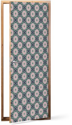 Μοτίβο με κύκλους, Μοτίβα, Αυτοκόλλητα πόρτας, 60 x 170 εκ. (53392)