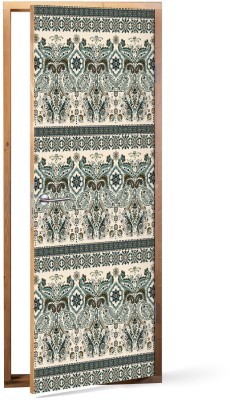 Houseart - ΣΗΜΑΝΤΙΚΟ: Σε περίπτωση διαφοράς τιμής από το κατάστημα ισχύει παντα και μόνο η τιμή του καταστήματος Ρετρό μοτίβο, Μοτίβα, Αυτοκόλλητα πόρτας, 60 x 170 εκ.