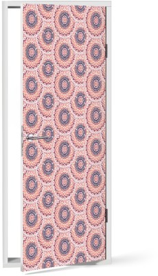 Houseart - ΣΗΜΑΝΤΙΚΟ: Σε περίπτωση διαφοράς τιμής από το κατάστημα ισχύει παντα και μόνο η τιμή του καταστήματος Κυκλικό μοτίβο, Μοτίβα, Αυτοκόλλητα πόρτας, 60 x 170 εκ