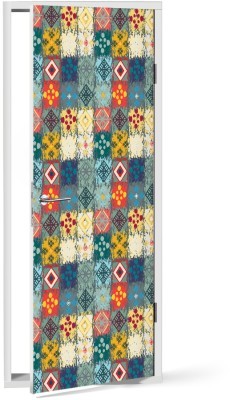 Πολύχρωμη σύνθεση, Μοτίβα, Αυτοκόλλητα πόρτας, 60 x 170