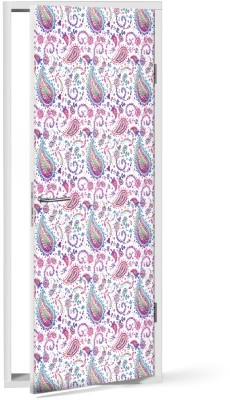 Χρωματιστά φύλλα, Μοτίβα, Αυτοκόλλητα πόρτας, 60 x 170 